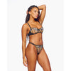 Cosabella Virna Thong - Black/Neon Viola