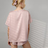 Lunya Washable Silk Tee Short Set - Delicate Pink