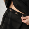 Lunya Washable Silk Tee Short Set - Black