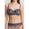 ID Sarrieri Blooming Desire Balconette Bra - Deep Blue