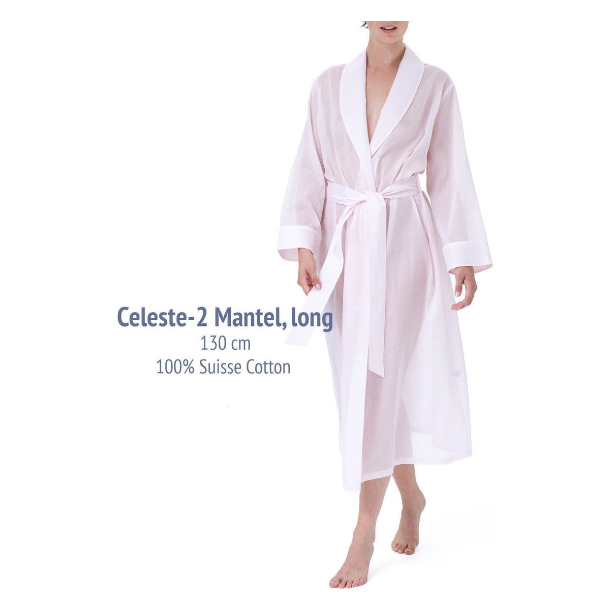 Celestine Celeste 2 Long Wrap Robe - Rose – Bits of Lace Fine Lingerie