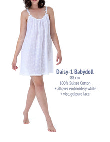 Celestine Daisy 1 Babydoll - White