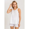 Hanro Clara Short Set - White