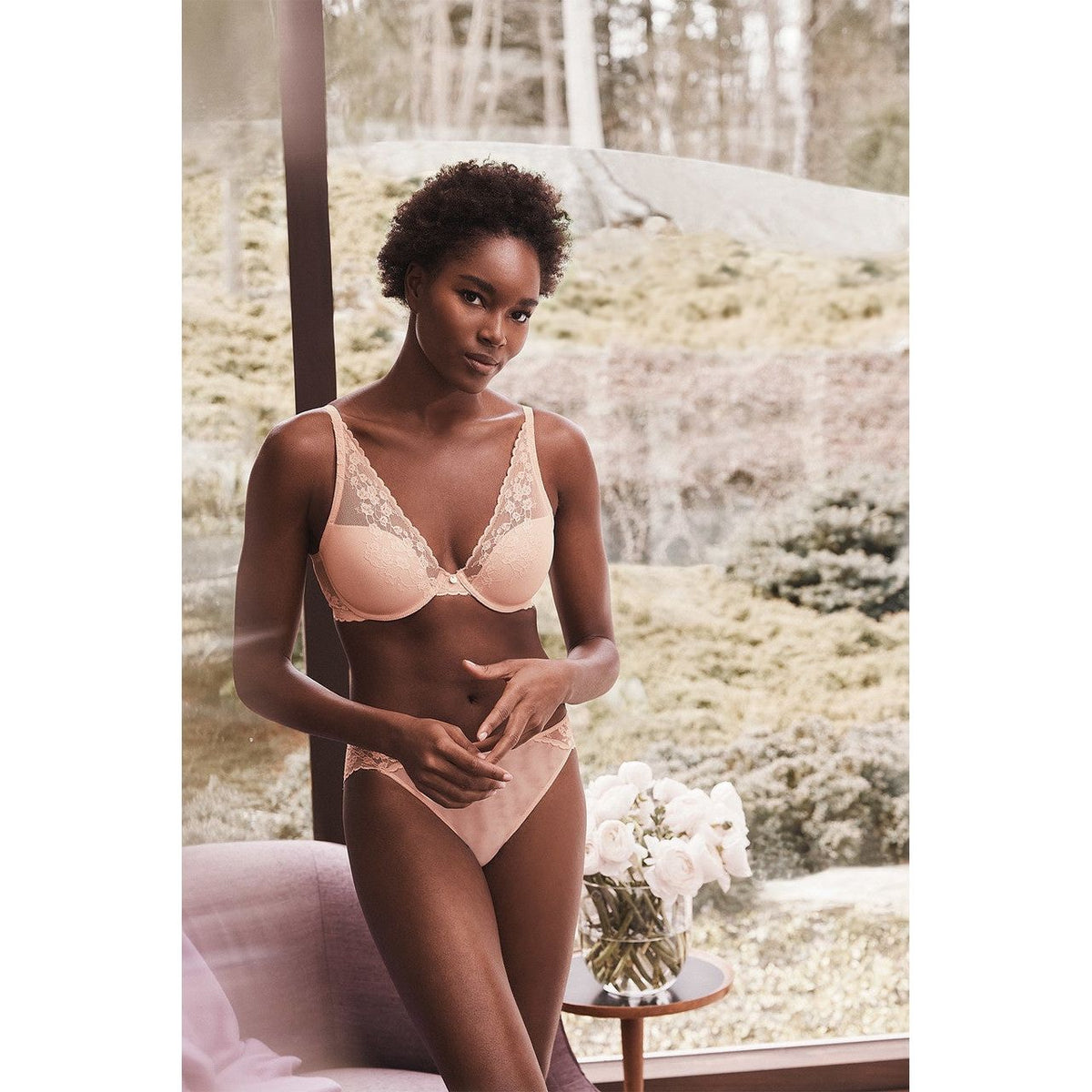 Natori Cherry Blossom Plunge Bra – Bits of Lace Fine Lingerie