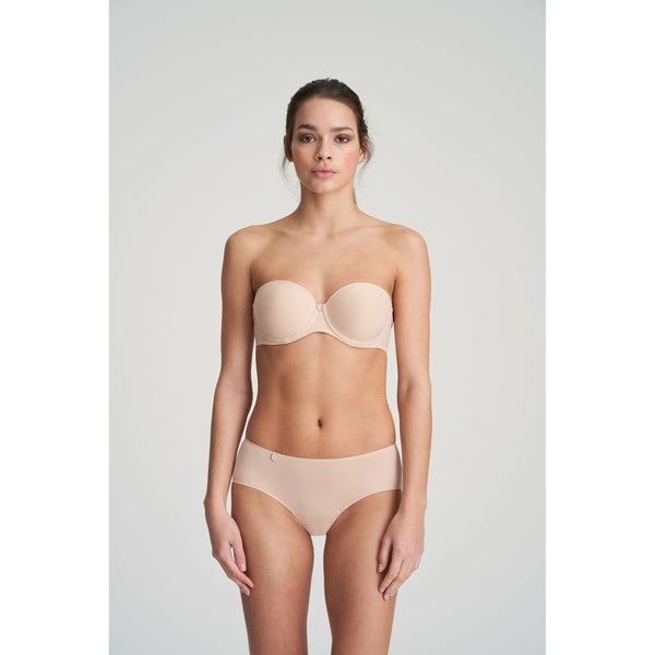 Marie Jo Tom Strapless T-Shirt Bra - Foam Lined, Underwire, Convertible Straps (32A, Cafe Latte) - View #5